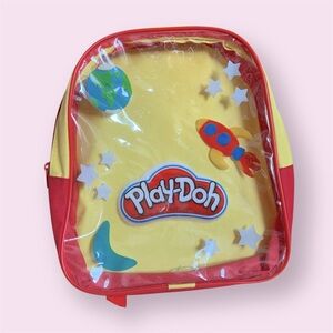Clear kids space backpack